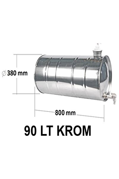 AHMET OTOMOTİV 90lt Krom Su Tankı Deposu Dorse-karavan-römork