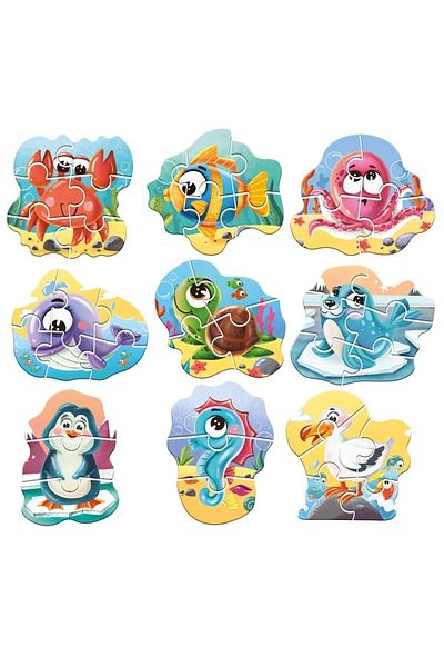 AteşTech My Best Puzzle Ocean Animals Set - 18 Months+