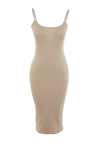 Trendyol Collection Dress - Brown - Bodycon