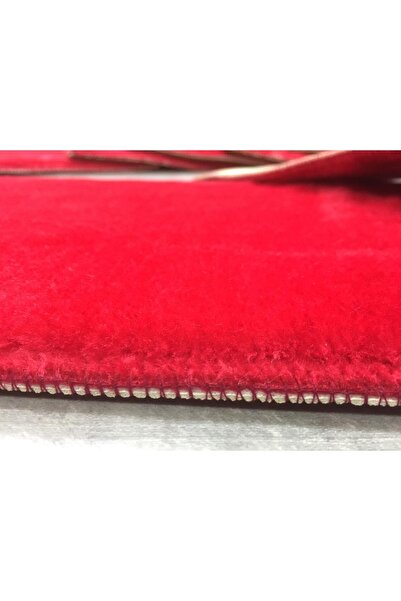 Bonny Home Comfort Bordo (1 ADET) Peluş Merdiven Halısı Kaymaz Deri Tabanlı Basamak Paspası