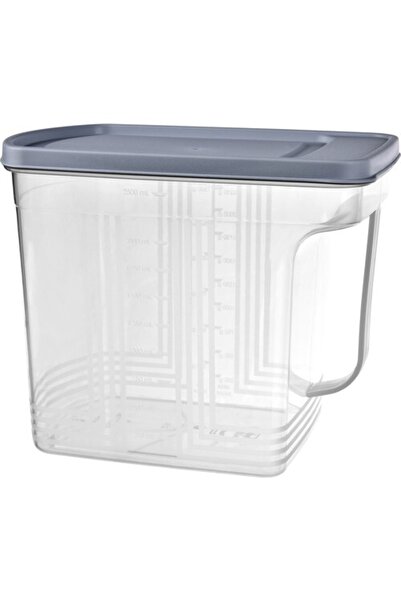 HOBBY LİFE Matrix Handled Food Container 2.5 Lt Gray