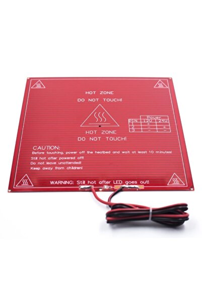 Motorobit Mk2b 3d Yazıcı Isıtıcı Tabla Kablolu - Reprap Heatbed