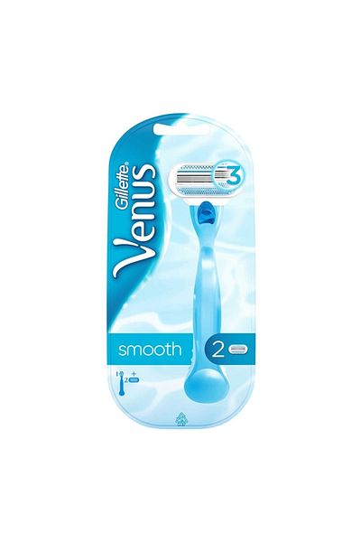 Gillette Venus Smooth 3-Blade Women's Shaver with Refills