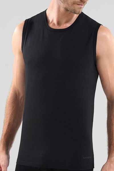 Blackspade Tender Cotton Crew Neck Μηδενικό μανίκι Μαύρο εσώρουχο 9234