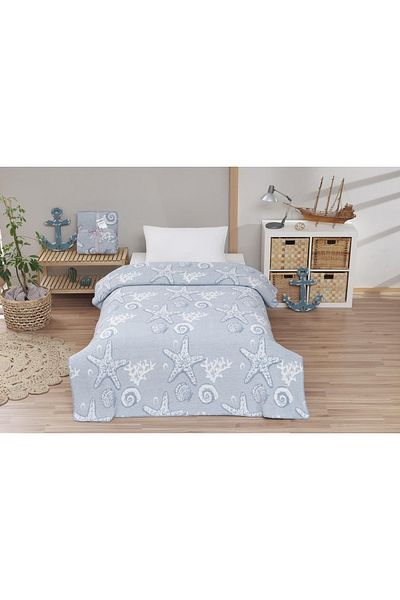 Dinarsu Single Cotton Double Sided Blanket 150X200 Sandy