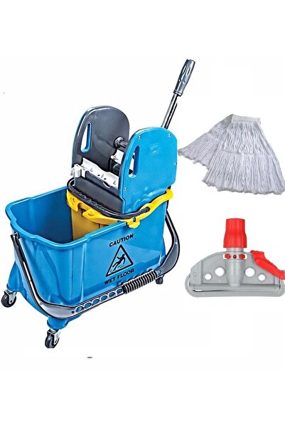 BlackBird Home Çift Kovalı Paspas Arabası Islak Mop ve Aparat