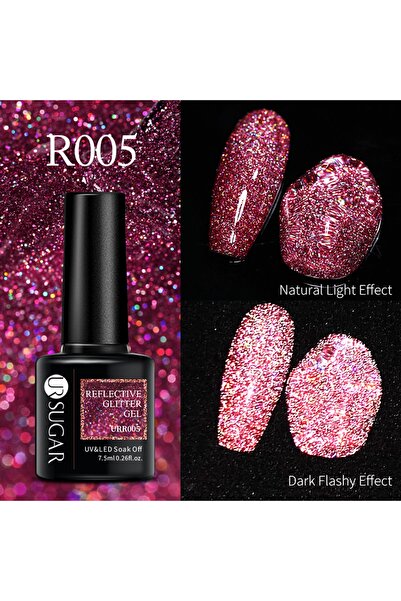URSUGAR Reflectıve Flash (reflektörlü Flash Kalıcı Oje ) R005 Uv Gel 7,5 Ml