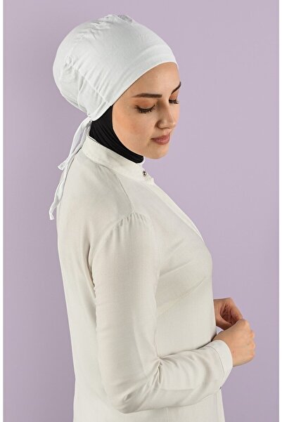 chulfa Χτενισμένο βαμβακερό καπό χωρίς ραφή μπροστά και δέσιμο στην πλάτη