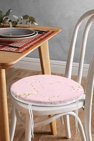 Realhomes Рожевий підлоговий килимок з цифровим принтом у вигляді мармурового...