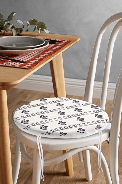 Realhomes Скандинавський етнічний дизайн з цифровим принтом, кругла подушка д...