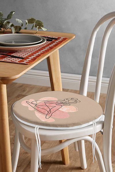 Realhomes Bohemian Special Design Round Zippered Chair Cushion