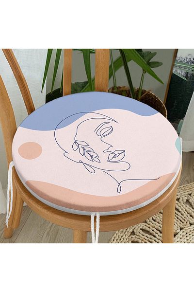 Realhomes Bohemian Special Design Round Zippered Chair Cushion