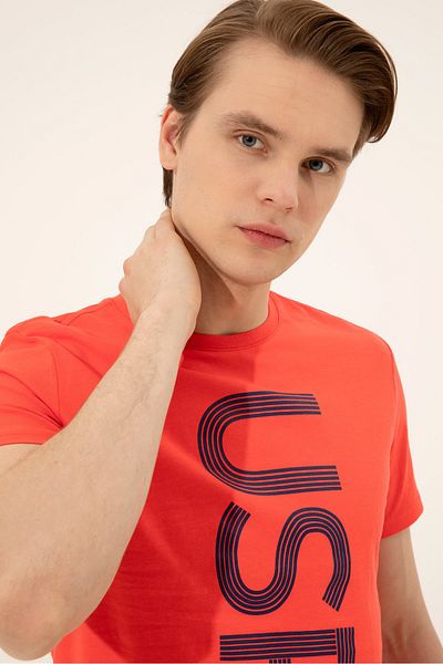 U.S. Polo Assn. Red Men's T-Shirt