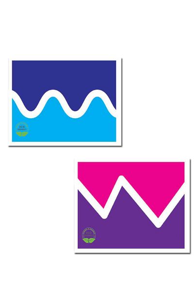 NEON PLUS 2-Piece Picture Notebook Small Size Total 40 Pages