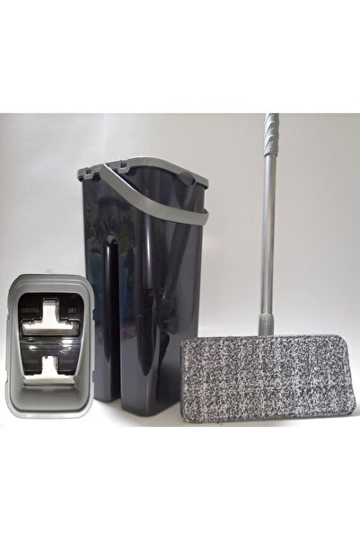 Dixi Mikrofiber Sistemli Tablet Mop Çift Paspaslı Smart Flat Mop Temizlik Seti