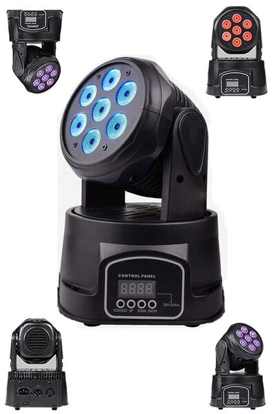 Quenlite Wash-107 Dönerli Moving Head Robot Sahne Işık