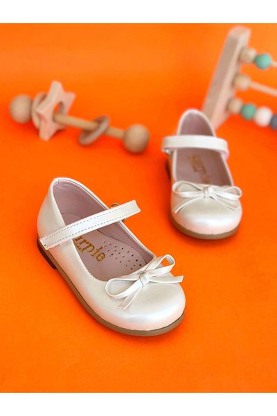 Surpie Shoes Balerini pentru fete cu fundă subțire