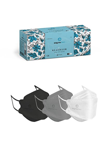 SAYTEKMED Klasikler, Meltblown Filtre, Özel Tasarım Ve Renkler, Tekli Poşet, Uv Steril (1 Kutu/15 Adet)