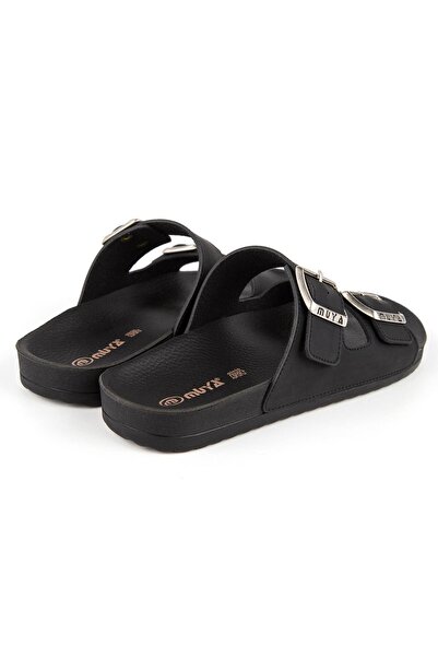 Muya شبشب نسائي من الجلد باللون الأسود من Nova Garson 31500 36/40 -2