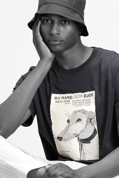 Lufian Best Modern Graphic T-Shirt Black