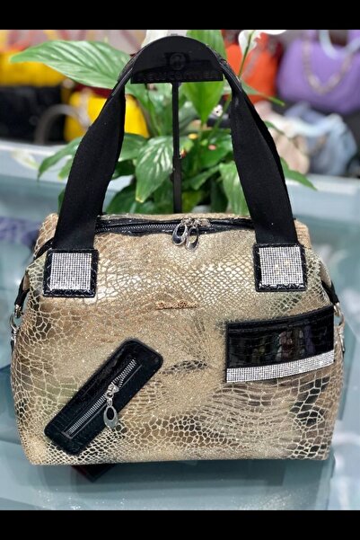 David Rossi Simli Taşlı Cepli Çanta