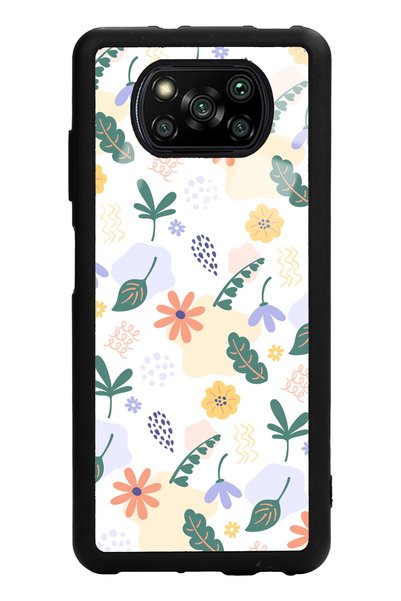 Spoyi Xiaomi Poco X3 Glossy Phone Case with Tiny Flowers Design