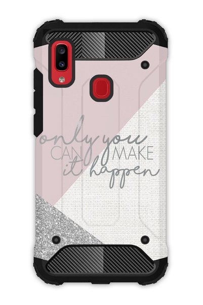 Cekuonline Samsung Galaxy A20 A30 Compatible Case Tank Full Protection Antish...
