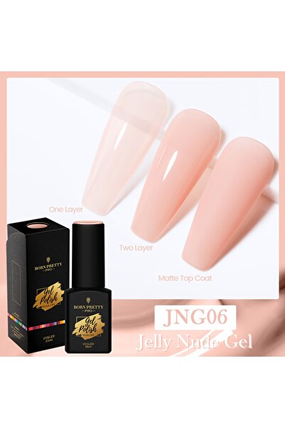 Born Pretty Jelly Nude Gel ( Kalıcı Oje ) Jng06 15 ml