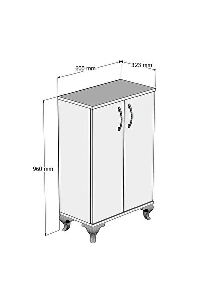 Moxen Mobilya A2 Ayakkabılık & Çok Amaçlı Dolap
