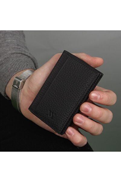 My Valice Unisex Genuine Leather Wallet And Card Holder 1818 Black