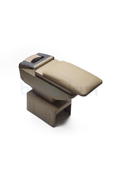 wimbledon Luxury Armrest with Slide Cup Holder - Beige