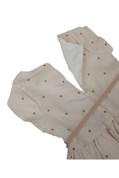Moonstar Girl's Beige Powder Floral Dress Age 5-8