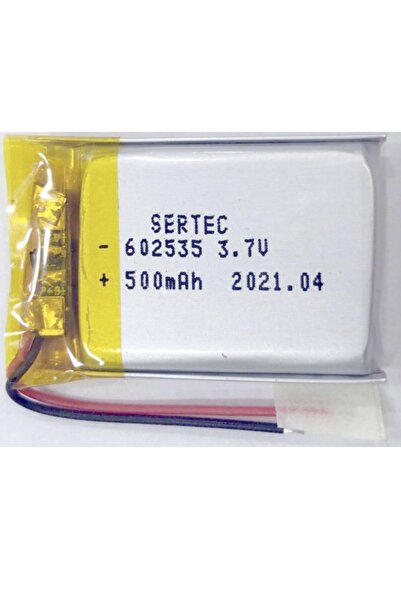 Genel Markalar Polimer Lipo 602535 3.7v 500mah Batarya Pil