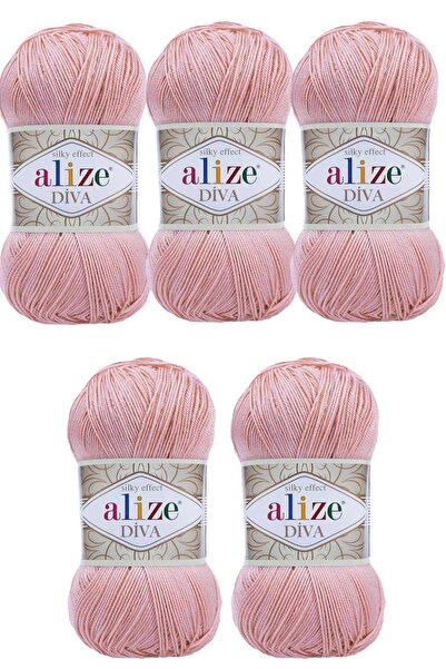 Alize Νήματα πλεξίματος Diva Shiny Mercerized Summer Spring No:363 (5 τεμάχια)