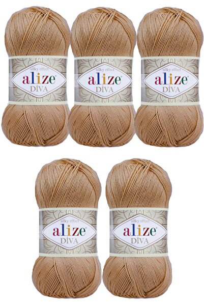 Alize Νήματα πλεξίματος Diva Shiny Mercerized Summer Spring No:369 (5 τεμάχια)