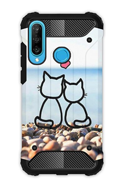 Cekuonline Huawei P30 Lite Uyumlu Kılıf Tank Full Koruma Antişok - Kedilerin ...