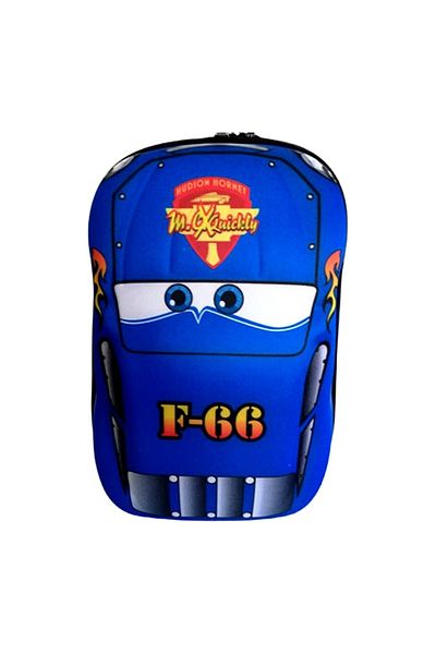 DZC KUZENLER AVM Kindergarten Nursery Backpack 3-6 Years Old Children's Race Car 5d Dimensional Large Size