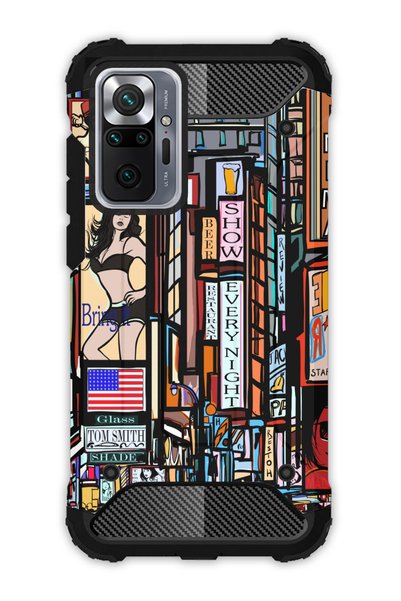 Cekuonline حافظة متوافقة مع هاتف Xiaomi Redmi Note 10 Pro، حماية كاملة ضد الص...