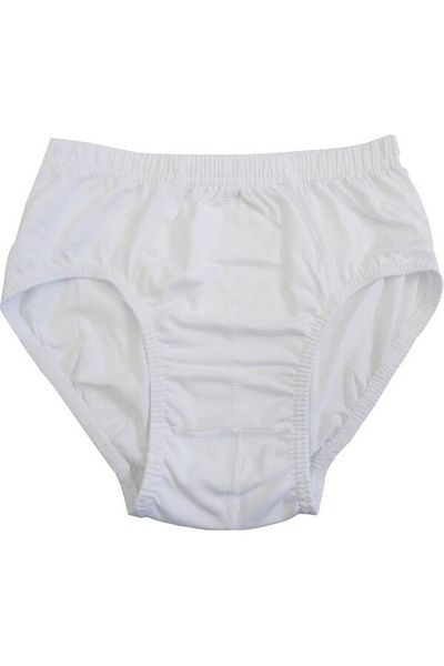 A&K ZÜMRA Men's Classic Combed Cotton Slip Briefs White Cotton Single Pack