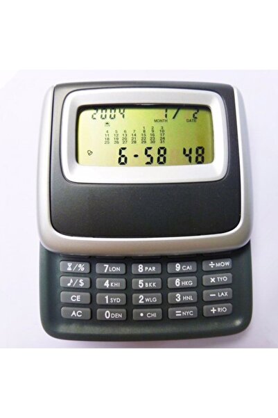 hitteknoloji Mini Hesap Makinesi Dijital Takvim Ve Saat