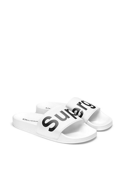 Superga 1908 Slides Clear Identity - White-black