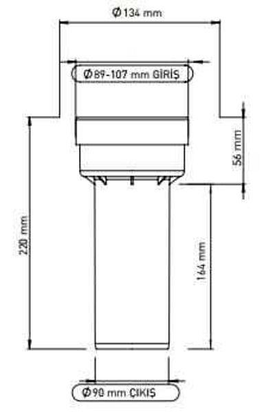 İZYAPI Recessed Cistern Pissu Basin 90 Q Compatible with All Hanging Toilets