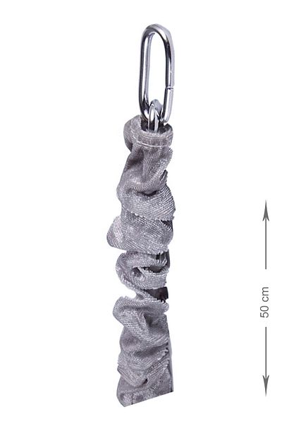Avizemoda Velvet Fabric Cover for Chandelier 50 Cm (SILVER COLOR)