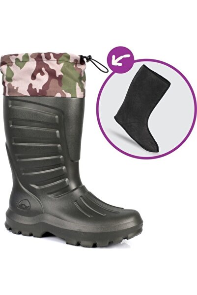 Sonimix Akınal- Eva Thermal Sock Boots -30 Degrees Khaki