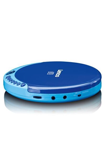Lenco Taşınabilir Cd Çalar Discman Şarj Özellikli Mavi Cd-011 Bu