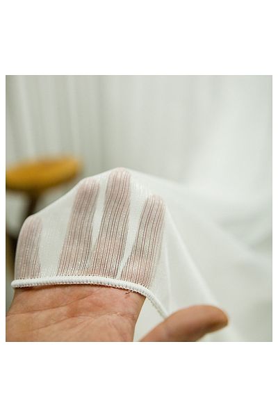 VANESSA PERDE Toronto Pattern Deluxe Series Heavy Gradient No Snagging Does Not Want Iron 1/3 Close Pleated