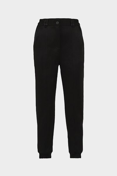 Açelya Okcu High Waist Teflon Coated Jogger Pants