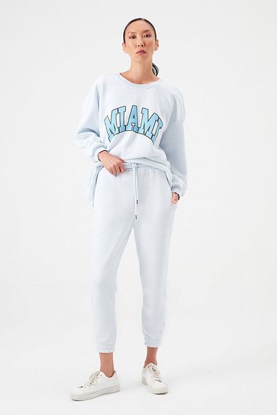 Açelya Okcu Pantaloni de sport cu buzunar, cu picioare elastice