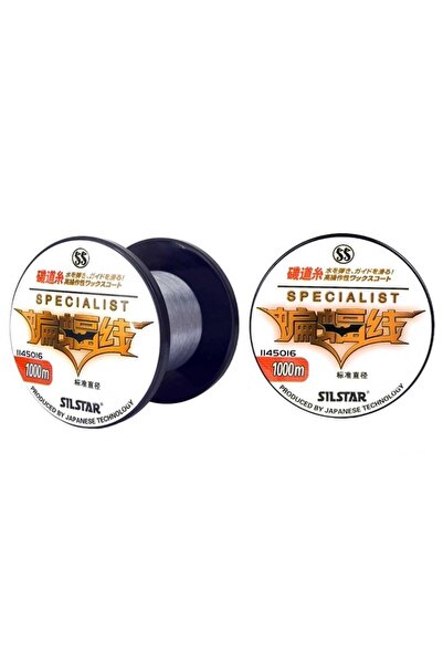 Silstar خط صيد رمادي متخصص 1000mt 0,496 مم