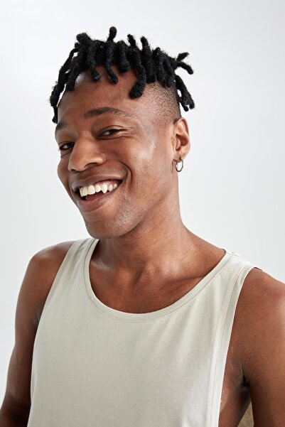 DeFacto Slim Fit Crew Neck pamut fésült alsóing